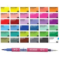 Pennarello Brush DUETTO Doppia Punta Malva