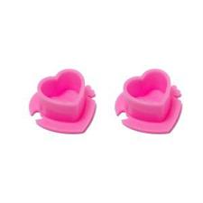 Tappini Cuore Pink 200pz